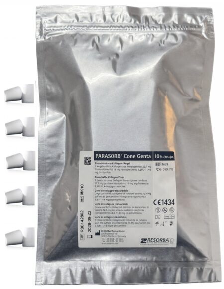 Conuri Colagen - Parasorb Resorba Gentamicina 10 bucati